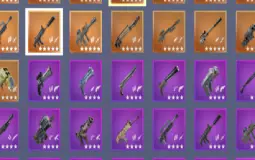 Fortnite weapons